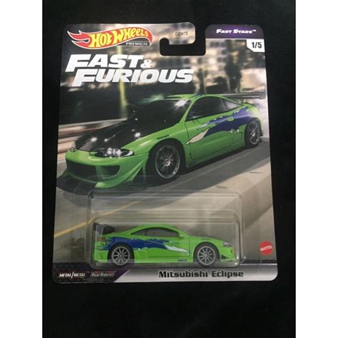 風火輪 Hot wheels 玩命關頭 三菱 日蝕 mitsubishi eclipse 精裝 膠胎 蝦皮購物