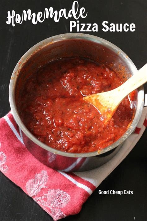 Homemade Pizza Sauce Recipe Good Cheap Eats