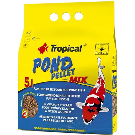 Tropical Pond Pellet Mix L Pokarm Dla Ryb Worek Cena Opinie