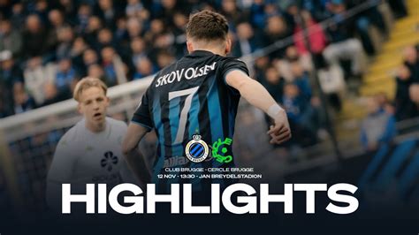 CLUB BRUGGE CERCLE BRUGGE HIGHLIGHTS 2023 2024 YouTube