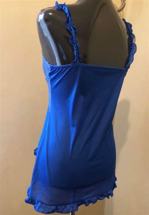 Sexy Lingerie Royal Blue On Carousell