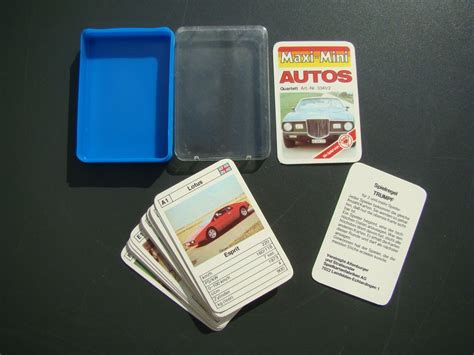 Quartett Maxi Mini Autos Von Ass Art Sehr Selten Neu Gem Ss Beschreibung In