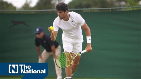 Tunisian Tennis Star Aziz Dougaz Inspired By Djokovic YouTube