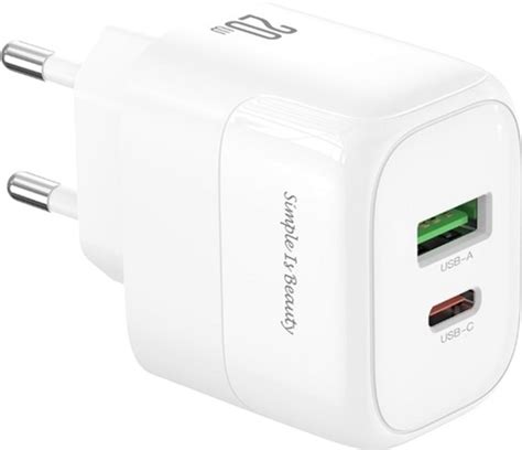 Сетевое зарядное устройство для XO L137 - 20W PD USB-C & 18W QC USB-A ...