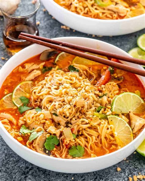 Thai Chicken Ramen Jo Cooks