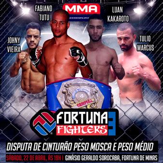 fortuna fighters  mma event tapology