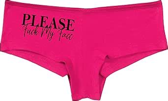 Amazon Knaughty Knickers Please Fuck My Face Throat Goat Deep Oral Sex Deepthroat Hot Pink
