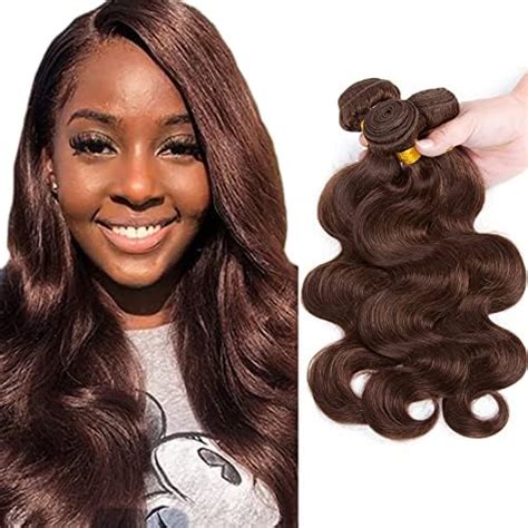 Light Brown Bundles Human Hair 4 Body Wave Bundles