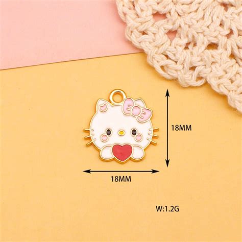 Pendants Charms Kitty Kitty Jewelry Components Kitty Jewelry Making Kit 10pcs Lot Aliexpress