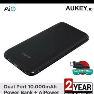 Jual Aukey Pb N Powerbank Mah Dual Port A Slimline Design