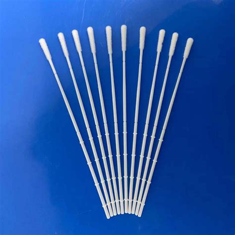 Medical Equipment Flocked Swab Sample Collection Sterile Nasal Medical