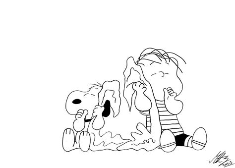 Peanuts - Snoopy and Linus by MortenEng21 on DeviantArt