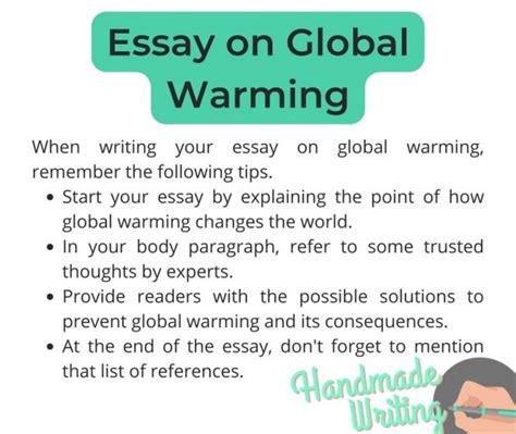 Persuasive Essay Sample Global Warming Handmadewriting Blog