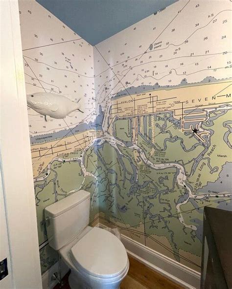 Nautical Chart Wallpaper | Nautical chart, Custom murals, Nautical wall