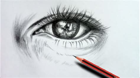 Eye Pencil Drawing For Beginners Eye Drawing Kaise Banaye Pencil Se