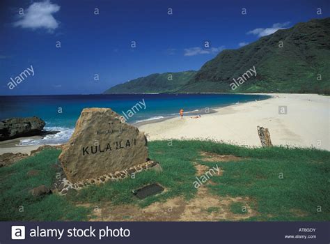 Makua beach, Leeward Oahu Stock Photo - Alamy