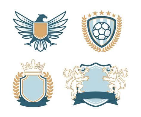 Shield Logo Set 10176001 Vector Art At Vecteezy