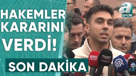 Hakemlerden Flaş Karar Maçlara Çıkacaklar Mı A Spor Son Sayfa