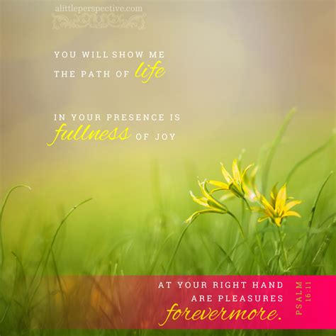 in His presence there is fullness of joy