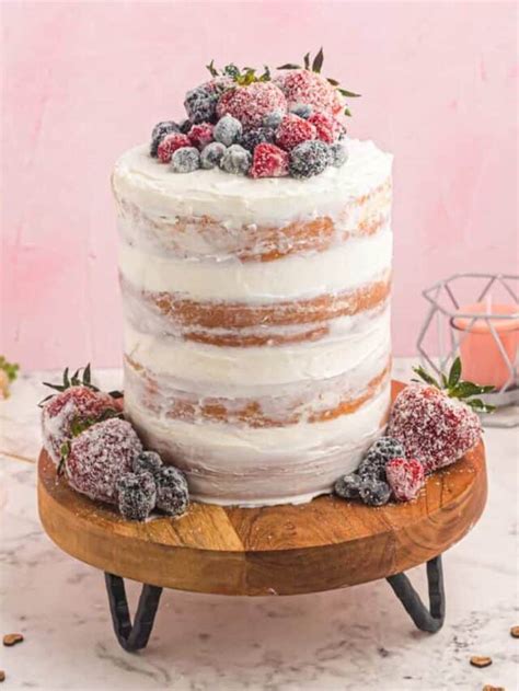 Naked Cake Recipe Easy Dessert Recipes