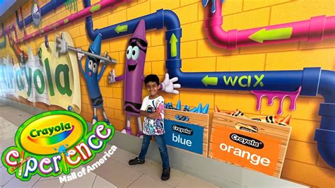 Crayola Experience Mall Of America 2022 Youtube