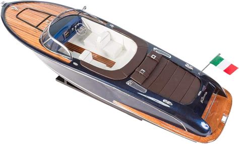 Buy Seacraft Gallery Riva Iseo Model Boat 27 5 Fully Assembled Toy Speed Boat Model Wooden