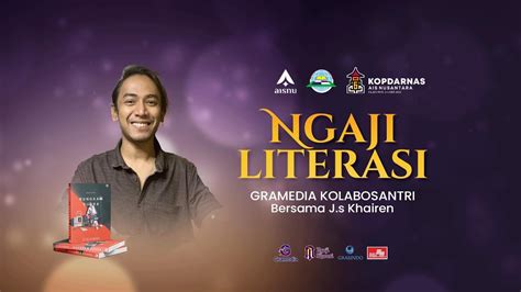 Live Ngaji Literasi Kolabosantri Bersama Abdul Hamid Js Khairen