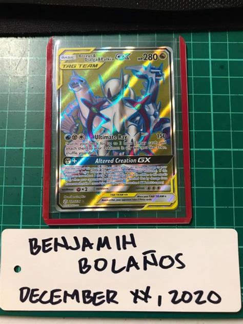 Arceus Dialga Palkia Gx Full Art Ultra Rare Hobbies