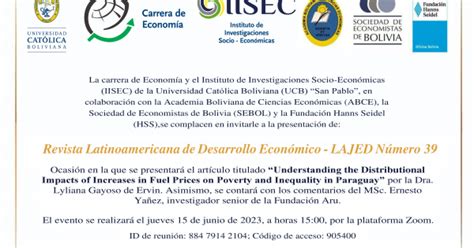 Presentaci N De Revista Lajed No Instituto De Investigaciones