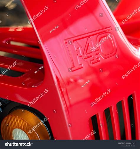 Ferrari F40 Logo On Rear Spoiler Stock Photo 2248927107 | Shutterstock