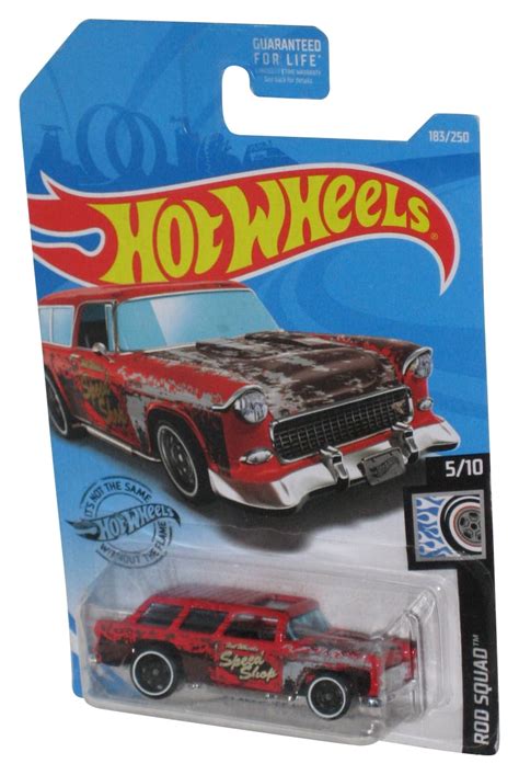 Hot Wheels Red Rod Squad 5 10 Classic 55 Nomad 2017 Toy Car 183 250 Walmart