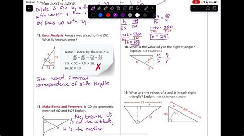 Honors Geometry 7 3 Worksheet Key Video YouTube Worksheets Library