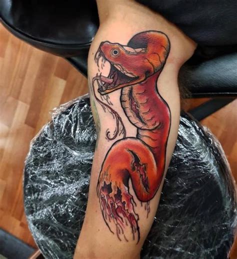 Discover 78 Evil Snake Tattoo Latest In Cdgdbentre