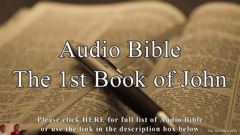 The First Book Of John Kjv Audio Holy Bible High Quality And Best