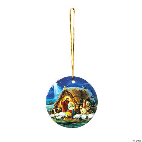 Bright Bethlehem Christmas Ornaments - 12 Pc. | Oriental Trading