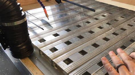 Cutting Aluminum Ez240 Enclosures On Table Saw Youtube