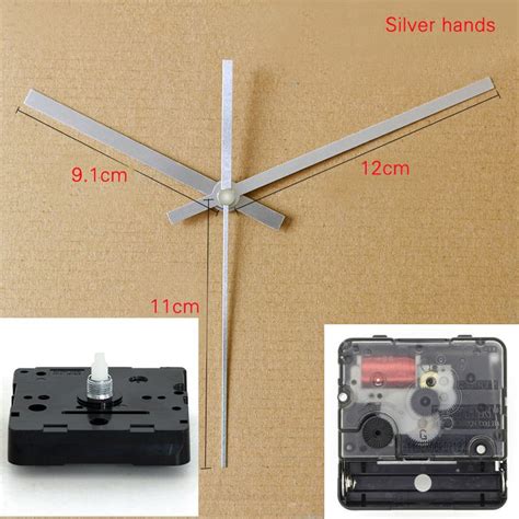 Rhythm Silent Movement Plastic Quartz Clock Movement Sweep Mechanism