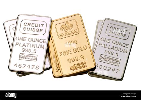 Platinum And Gold Bars