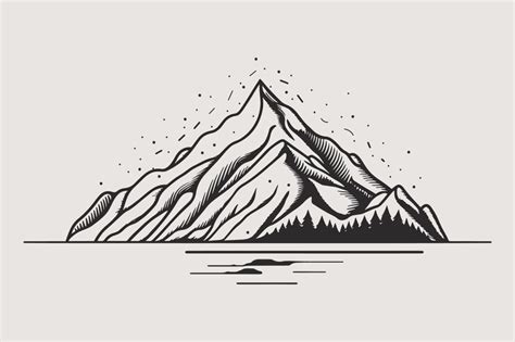 Premium Vector | Mountain vector mountain silhouette assorted mountain ...