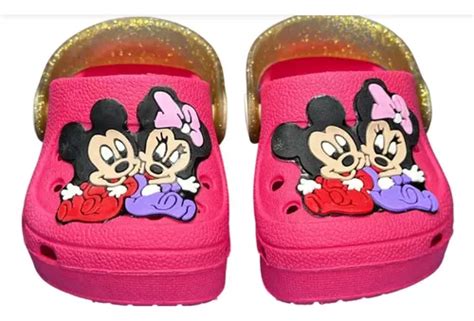 Babuches Croc Infantil Minnie E Mickey MercadoLivre