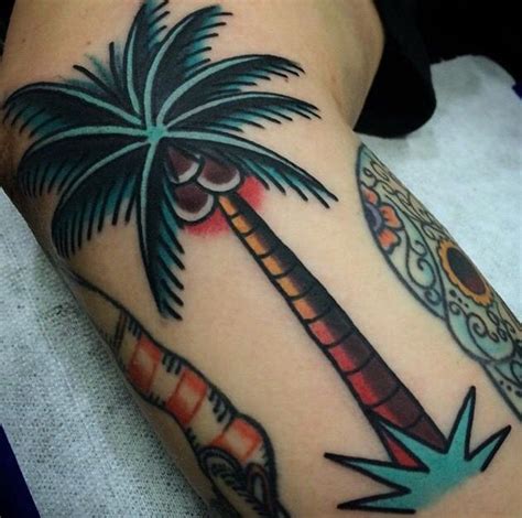 Palm Tree Tattoo For Florida To Symbolize All The Good Changes Itll