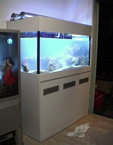 Ft Fish Tank With Cabinet Plug Play Ft Acrylic Sump Pet