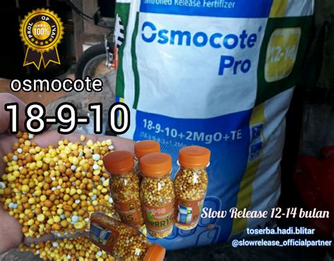 Osmocote Pro 18 9 10 Pupuk Osmocote Dekastar Pupuk Slow Release