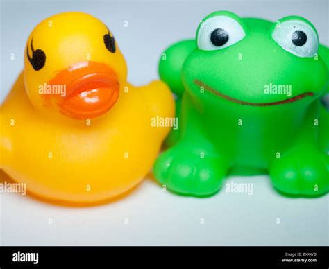 Toxic rubber toys, duck and frog are made from PVC which contains some ...