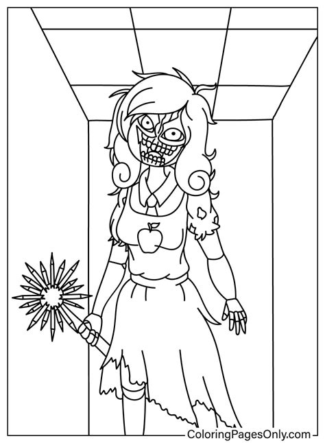 Miss Delight Coloring Page Free Printable Free Printable Coloring Pages