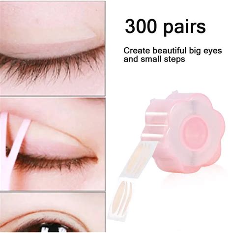 300 шт Смешанная сетка, двойная наклейка для век, водостойкая ...
