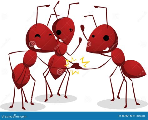 Teamwork, Ants 3d Cartoon Royalty-Free Illustration | CartoonDealer.com ...