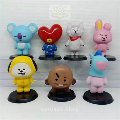 Jual Paling Dicari Mainan Topper Kue Bt21 Topper Kue Hiasan Kue