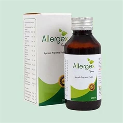 Allergex Herbal Cough Syrup, 100 ml at best price in Hyderabad | ID ...