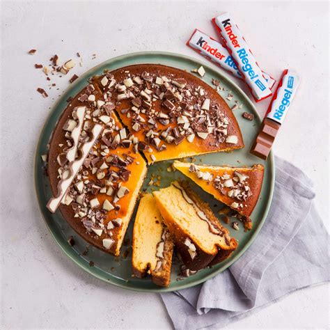 Rezept für New York Cheesecake mit kinder Riegel Kaufland